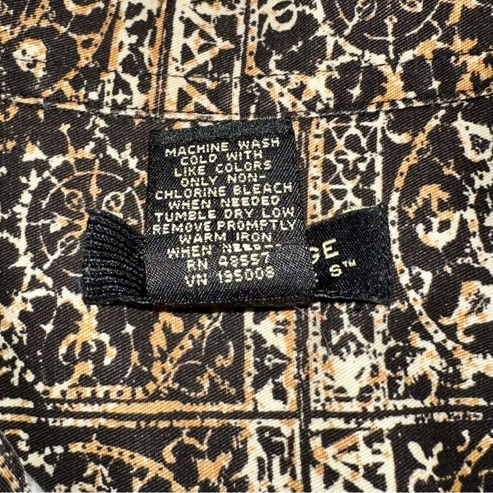 Cambridge Classics Vintage Patterned Button Down … - image 4